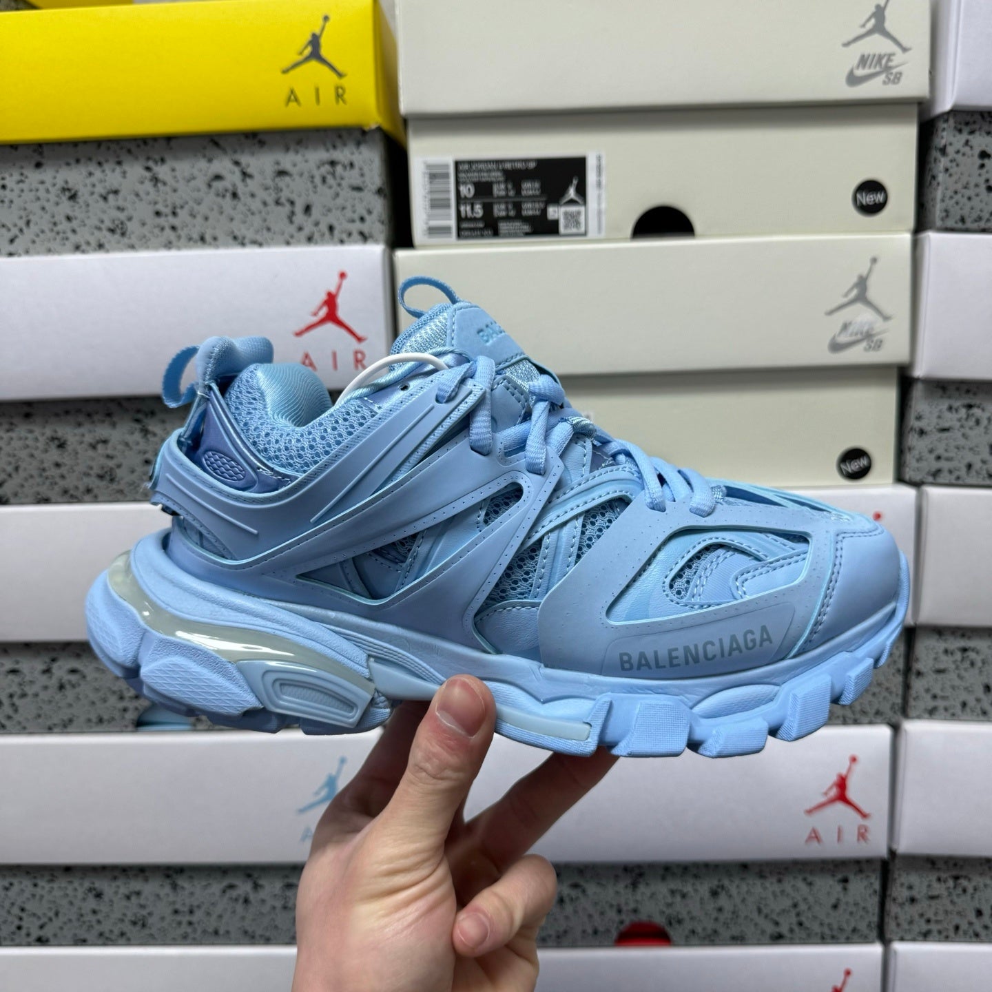 Balenciaga Track Led sky blue