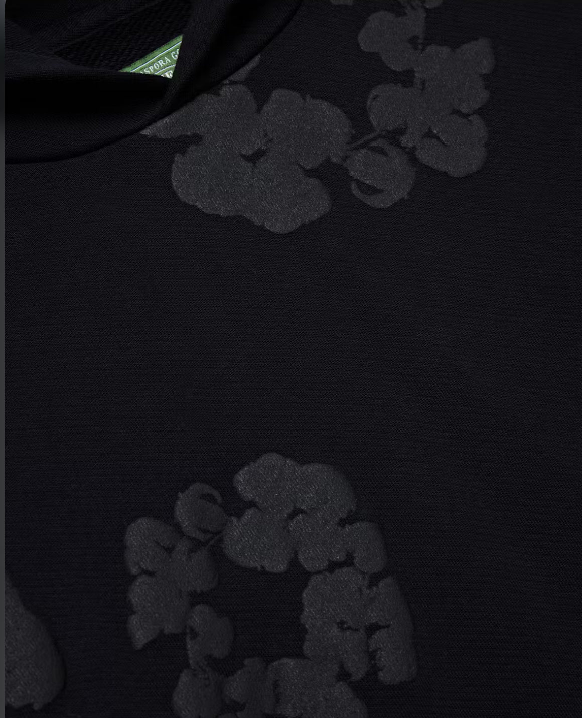 Hoodie Denim Tears Black