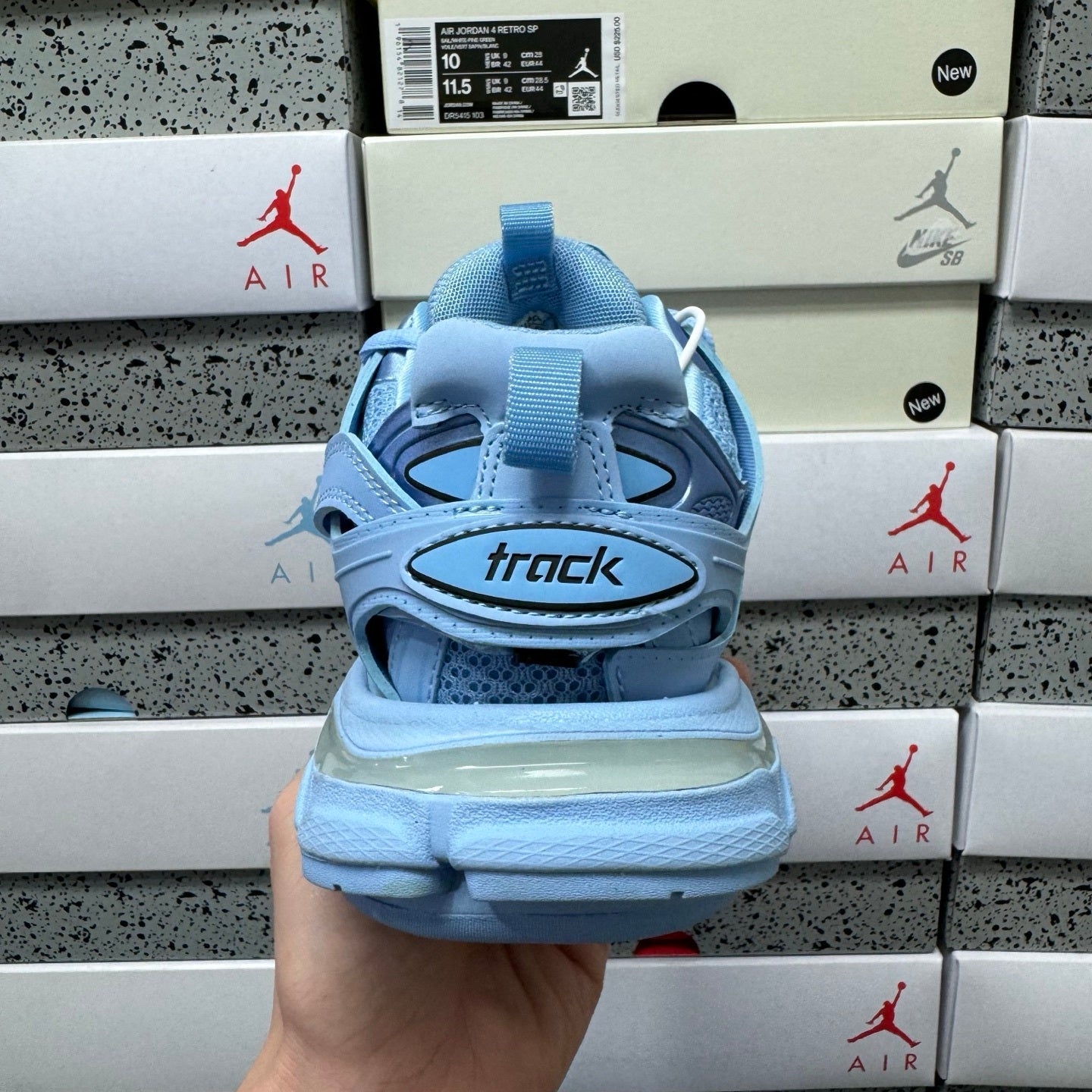 Balenciaga Track Led sky blue