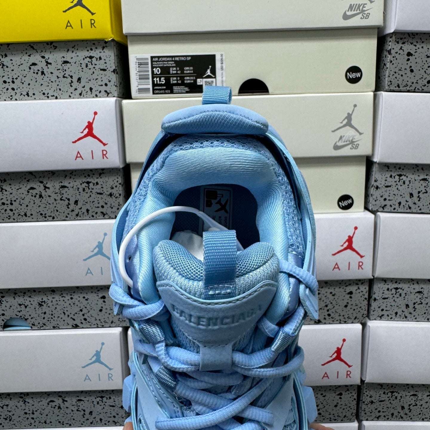 Balenciaga Track Led sky blue