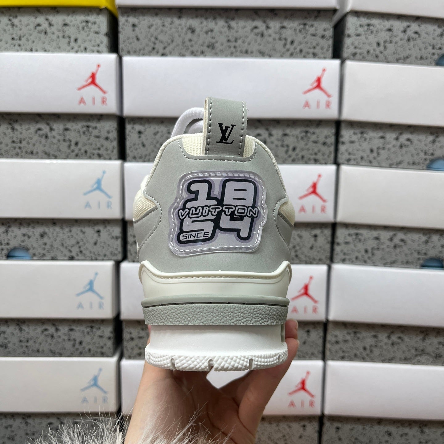 LV skate white oreo