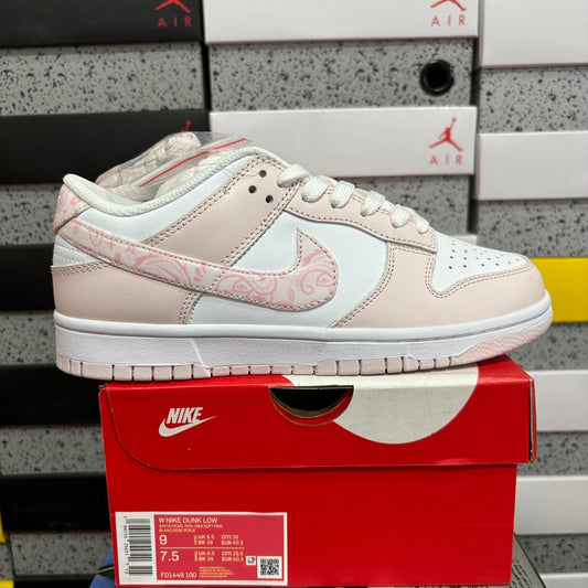 Nike Dunk pink flowers